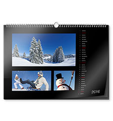 Kalender A3 (liggend, fotopapier)